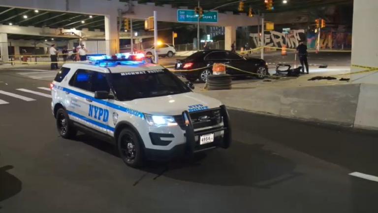 Leggett and Bruckner: a woman in the crosswalk, a driver who kept going